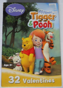 Disney MY FRIENDS TIGGER & Winnie POOH 32 Valentines Darby Buster Eeyore Piglet