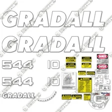 Fits Gradall 544 Decal Kit Telehandler - 7 YEAR OUTDOOR 3M VINYL!