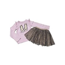 Gymboree Girls Skirt Shirt Size 5T Catastic Leopard Tutu