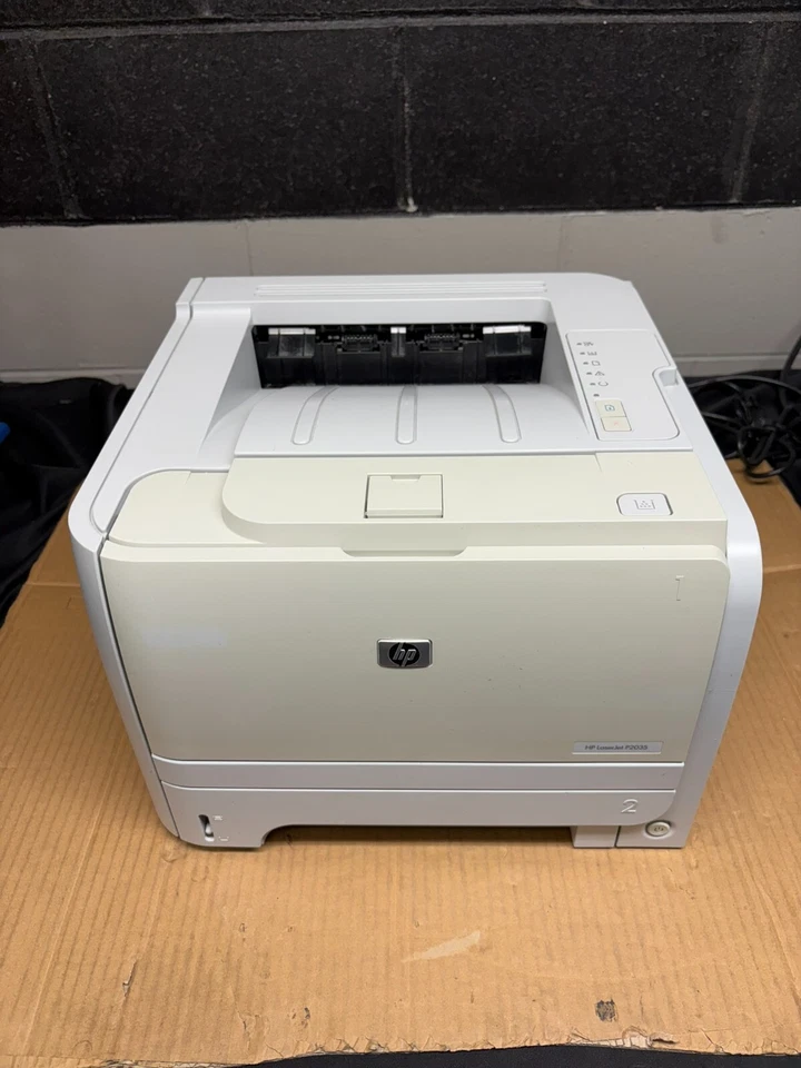 HP LaserJet P2035 Workgroup Laser Printer with Power Cord and Toner - Image 2 of 4