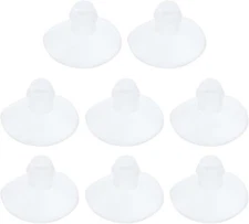 18mm/0.7" Furniture Desk Glass Rubber Transparent Anti-Collision Suction Cups Su