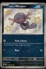 Paldean Wooper - 180/091 Holofoil Shiny Rare SV: Paldean Fates 180/091 NM