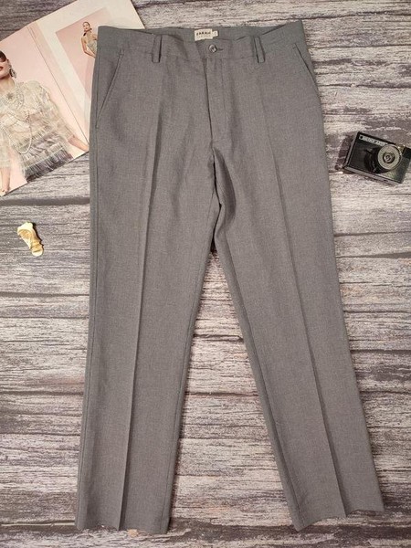Men Farah Trousers Grey 32 / M / 46