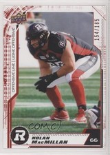 2020 Upper Deck CFL Red 154/165 Nolan MacMillan #123 o1h