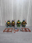 Vintage TMNT Teenage Mutant Ninja Turtles Action Figures Lot 1988 Playmates w/