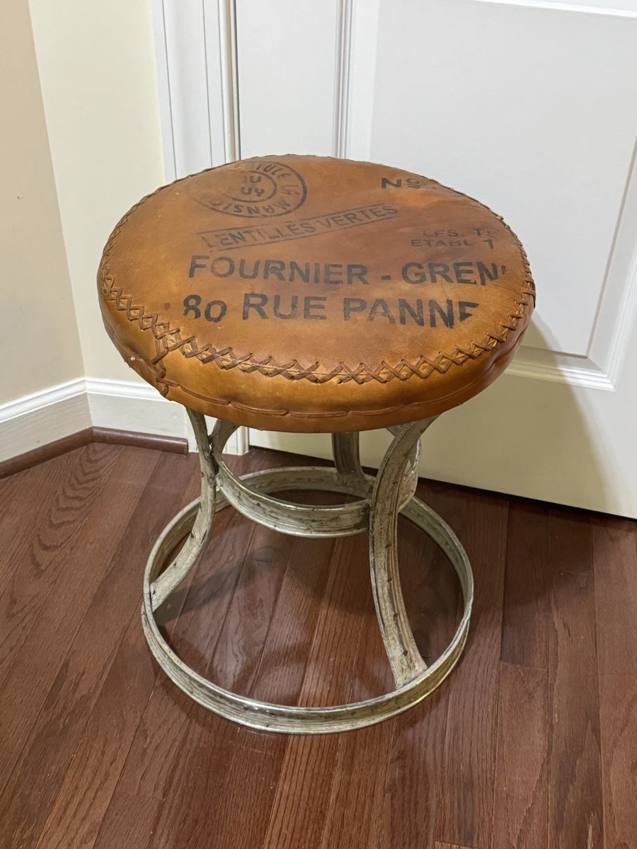 1970年代 フランス 工業用 メタル木座面 スツール オリジナルvintage French Antique Benches & Stools for sale | eBay
