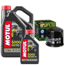 VT1100 Shadow C Motul 5000 10w40 5L Oil Filter Kit Honda VT 1100 1987 8.05 per litre