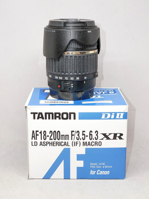 Tamron 18-200mm f/3.5-6.3 LD XR Di II A14E Reisezoom Tele für Canon EOS EF-S