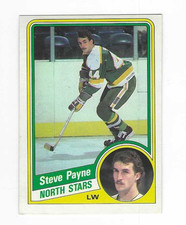 1984-85 O-PEE- CHEE STEVE PAYNE #106 MINNESOTA NORTH STARS