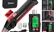 Circuit Breaker Finder with LCD Display, GFCI Outlet Tester, Electrical