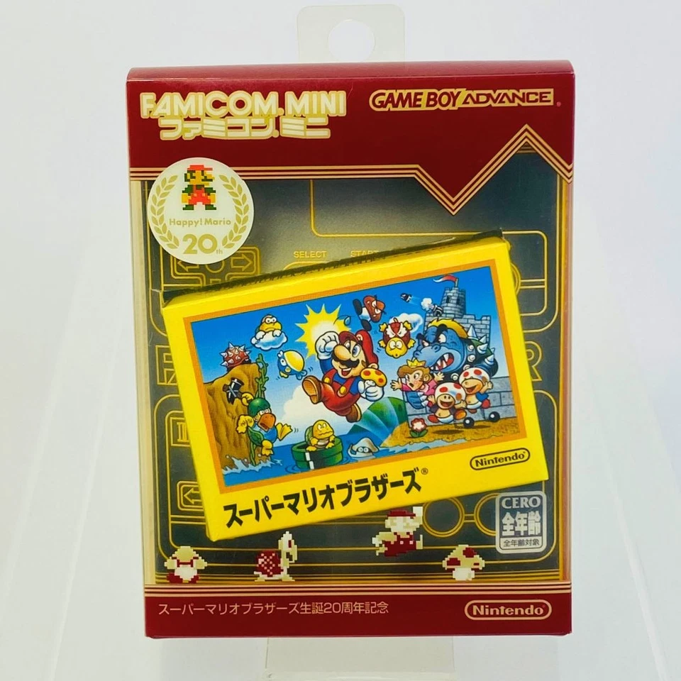 SUPER MARIO BROTHERS 20th ver Famicom Mini Gameboy Advance Nintendo GBA UNOPENED - Image 3 of 4