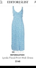reformation lynda floral dress