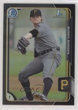 2015 Bowman Chrome Prospects Asia Exclusive Black Refractor Buddy Borden 3o2