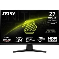 MSI MAG 274CQFDE 27 Zoll Wqhd Curved Rapid VA LED 16:9 180 Hz Gaming Monitor