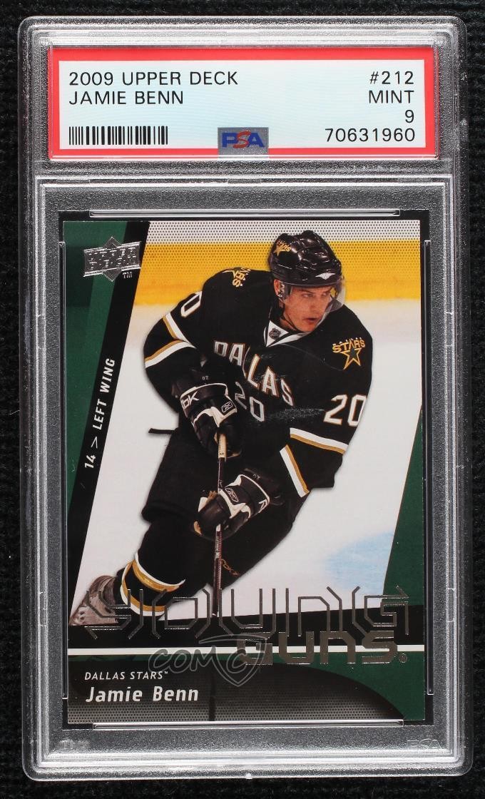 2009-10 Upper Deck Young Guns Jamie Benn #212 PSA 9 MINT 1c7