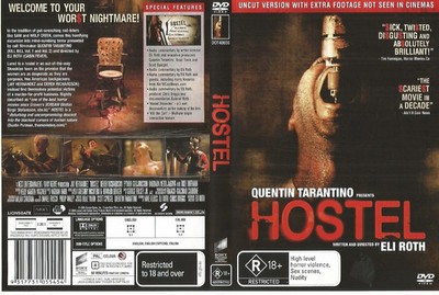 Hostel Uncut Version With Extra Footage (DVD, 2005) VERY GOOD | REGION-4 [PAL]