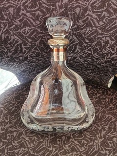Richard Hennessy Baccarat Crystal Cognac Collector Empty Bottle Decanter Used