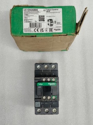 SCHNEIDER ELECTRIC LC1D50ABBE 3POLE POWER CONTACTOR 50A COIL VOLTAGE 24VDC FAST