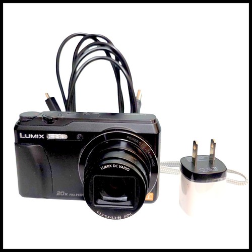 Panasonic Lumix DMC-ZS35 16MP Digital Camera 20x Zoom w/ Flip Screen Tested