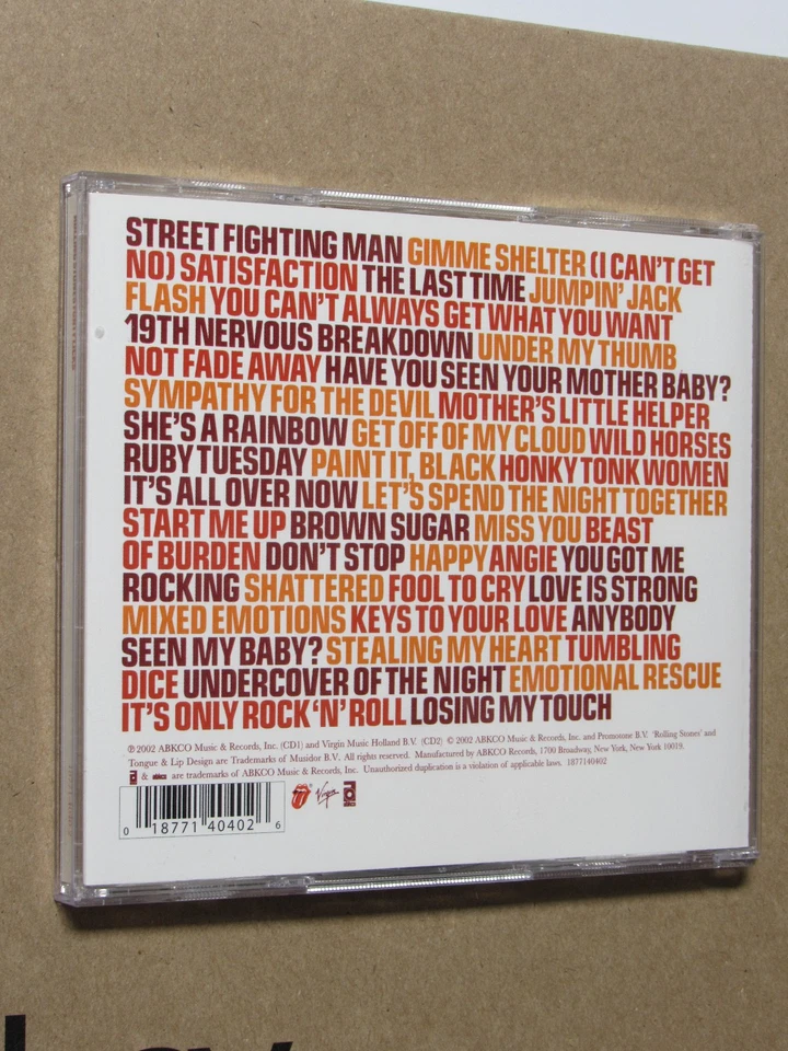 The Rolling Stones Forty Licks LIKE-NEW (CD 2-Disc Box Set) Greatest Hits FREE - Image 2 of 3