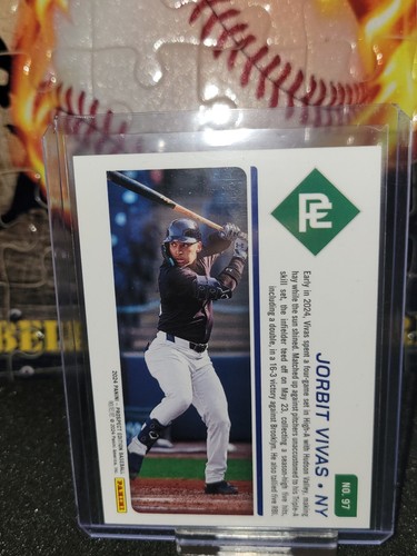 2024 Panini Prospect Edition #97 Jorbit Vivas Prospect Ticket #/299 - Picture 2 of 2