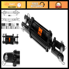 Cilindro hidráulico 2500 PSI, diámetro de 2,5", carrera de 4", diseño de varilla de amarre, trabajo pesado