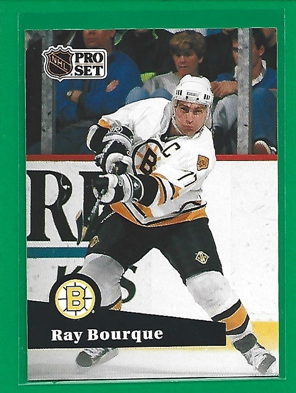1991-92 Pro Set French - Ray Bourque #9 Boston Bruins 