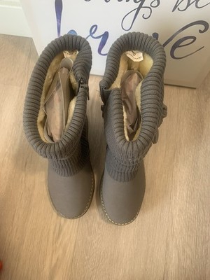 (16) Dream pairs boots for girls grey color size 1