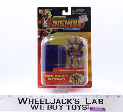 Digi-Spirit Beetlemon W/ Digi-Capsule Digimon Season 4 2003 Bandai NEW SEALED