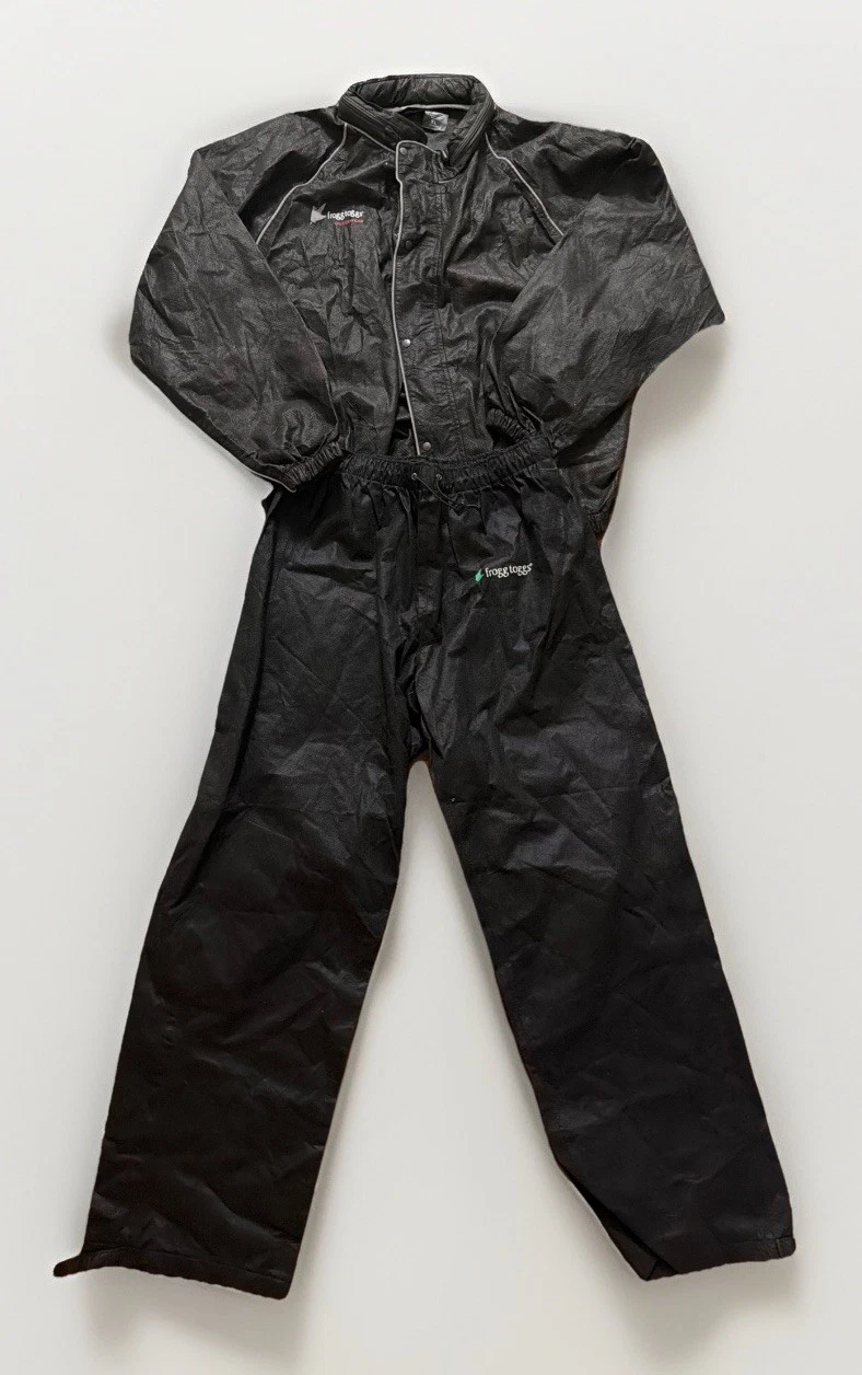 Frogg Toggs Men’s Rain Suit Jacket And Pants Set Size XL Jacket Medium Pants
Opens in a new window o