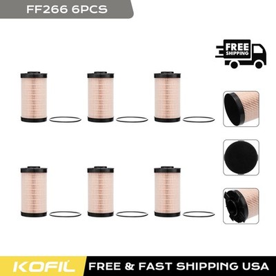 6pack Fuel Filter FF266 5335504 800154401 FF73000 3698447 For FleetGuard Cummins