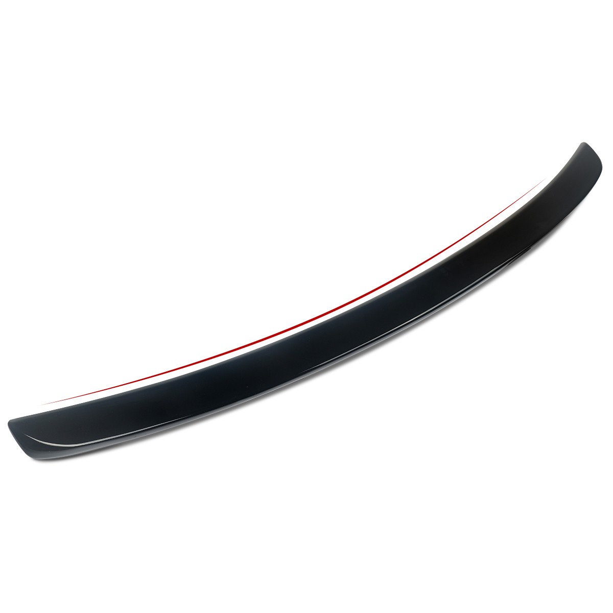 For Benz E Class W211 E300 E350 A Style Rear Spoiler Duckbill Wing Gloss Black