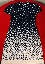 Womens London Style Polka Dot Dress Size 4