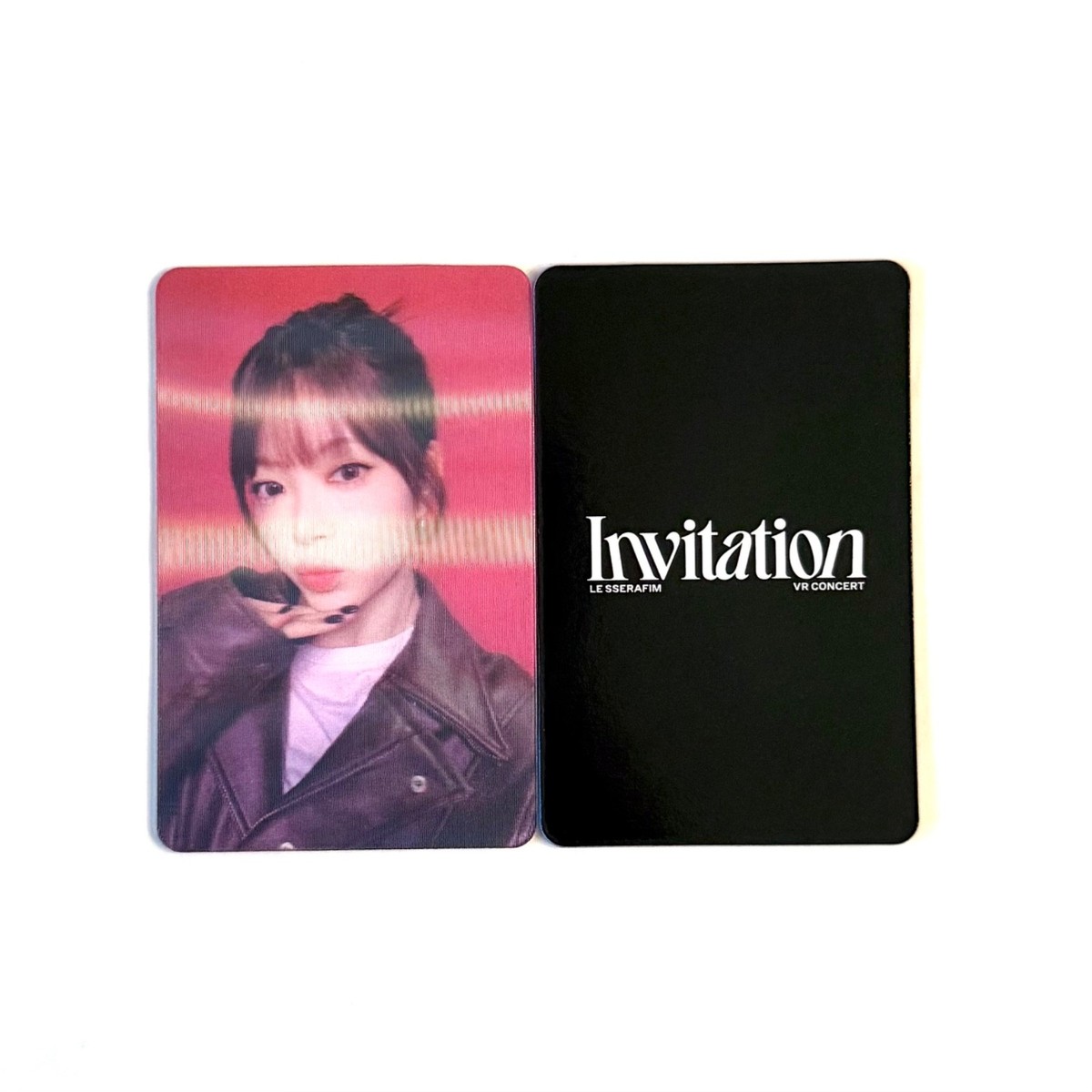 LE SSERAFIM] VR CONCERT：INVITATION / Lenticular Random Photocard