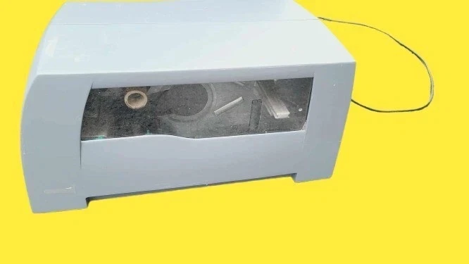 🔥UNTESTED BUT POWERS ON🔥 INTERMEC PM4i THERMAL BARCODE LABEL PRINTER USB A07^ - Image 4 of 4