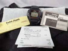 Vintage Casio DW-290 Japan M Module 1219 Watch Manual Receipt Works 26.6.20-37