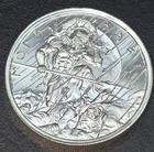 2 ozt, Intaglio Mint, Molon Labe, Type III, .999 silver round (R4A8)