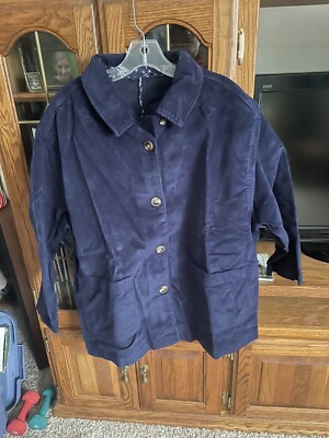 IsaacMizrahiLive Plus Size, Button Down, Corduroy Jacket 