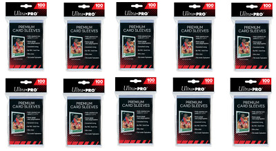 (1000) Ultra Pro Premium Trading Card Sleeves Heavier Gauge Premium Quality