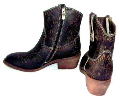 (取寄) ラルティストバイスプリングステップ レディース ギャロップ L'Artiste by Spring Step women L'Artiste by Spring Step Galop Black NEW L'ARTISTE BY SPRING STEP GALOP BLACK LEATHER PATTERNED WESTERN