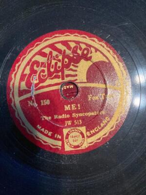 1932 THE RADIO SYNCOPATORS 8'' 78 - ME / IN A PARADISE CALLED HOME - ECLIPSE 150