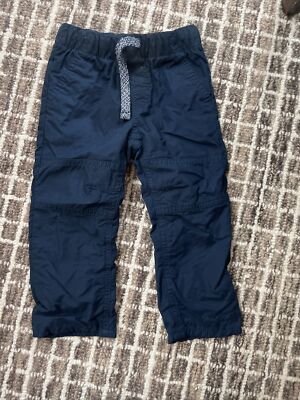 Cat Jack Toddler Boys Blue Cotton Lined Jogger Pants Size 18 Month