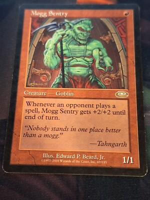 Mogg Sentry - Planeshift Magic the Gathering MTG Nice!
