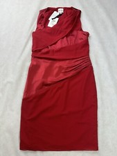 REISS Red Formal Dress UK 14 Cocktail Evening Occasion Party NWT