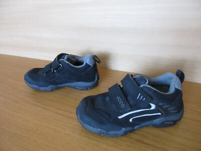 ECCO GORE-TEX Wanderschuhe Gr.27 Klettverschlüsse schwarz sehr gut Zustand