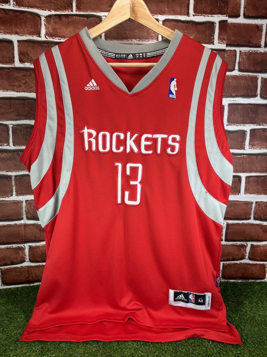 Adidas Houston Rockets James Harden Embroidered NBA Jersey Size M Length +2”