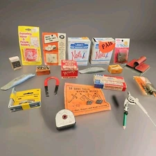  LOT OF ASSORTED VINTAGE HARDWARE & TOOL ITEMS MOST IN ORIGINAL PACKAGES & BRAND