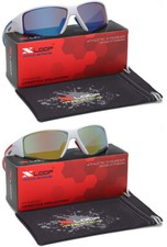 Rubberized White Frame Men Teen Boys Sport Baseball Cycling Running Sunglasses