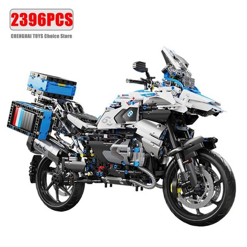 1:5 Motorcycle City Sports Racing Motorbike Moc Modular Brick Model Toy Gift T40