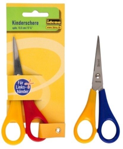 Kinderschere Bastelschere Linkshänder basteln schneiden Scheren - Bild 2 von 3